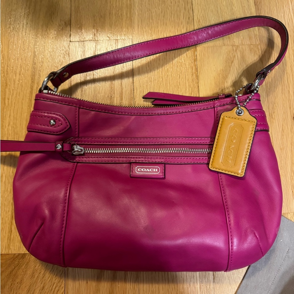 Pink coach purse